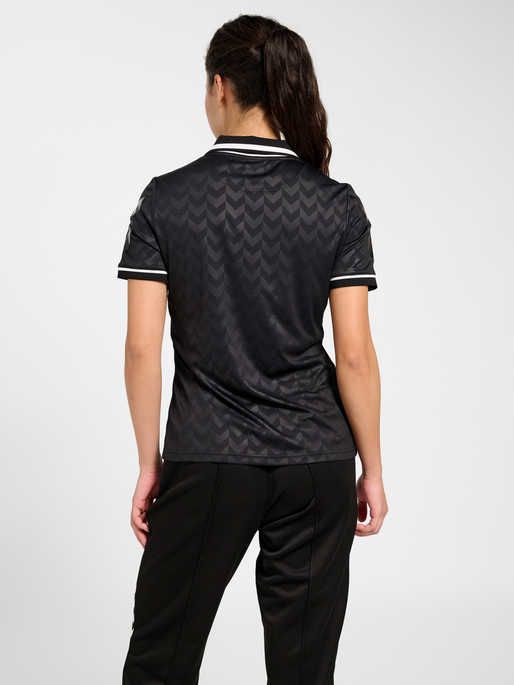 Slim Fit Trikot, BLACK, model