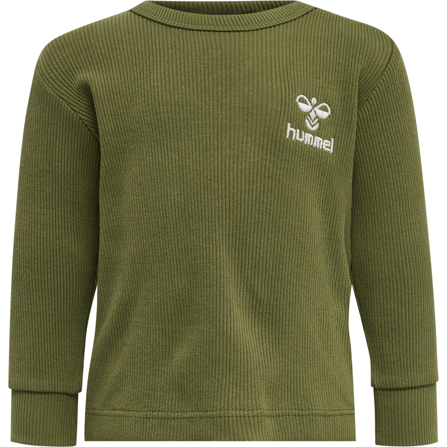 hmlSAMI T-SHIRT L/S, CAPULET OLIVE, packshot