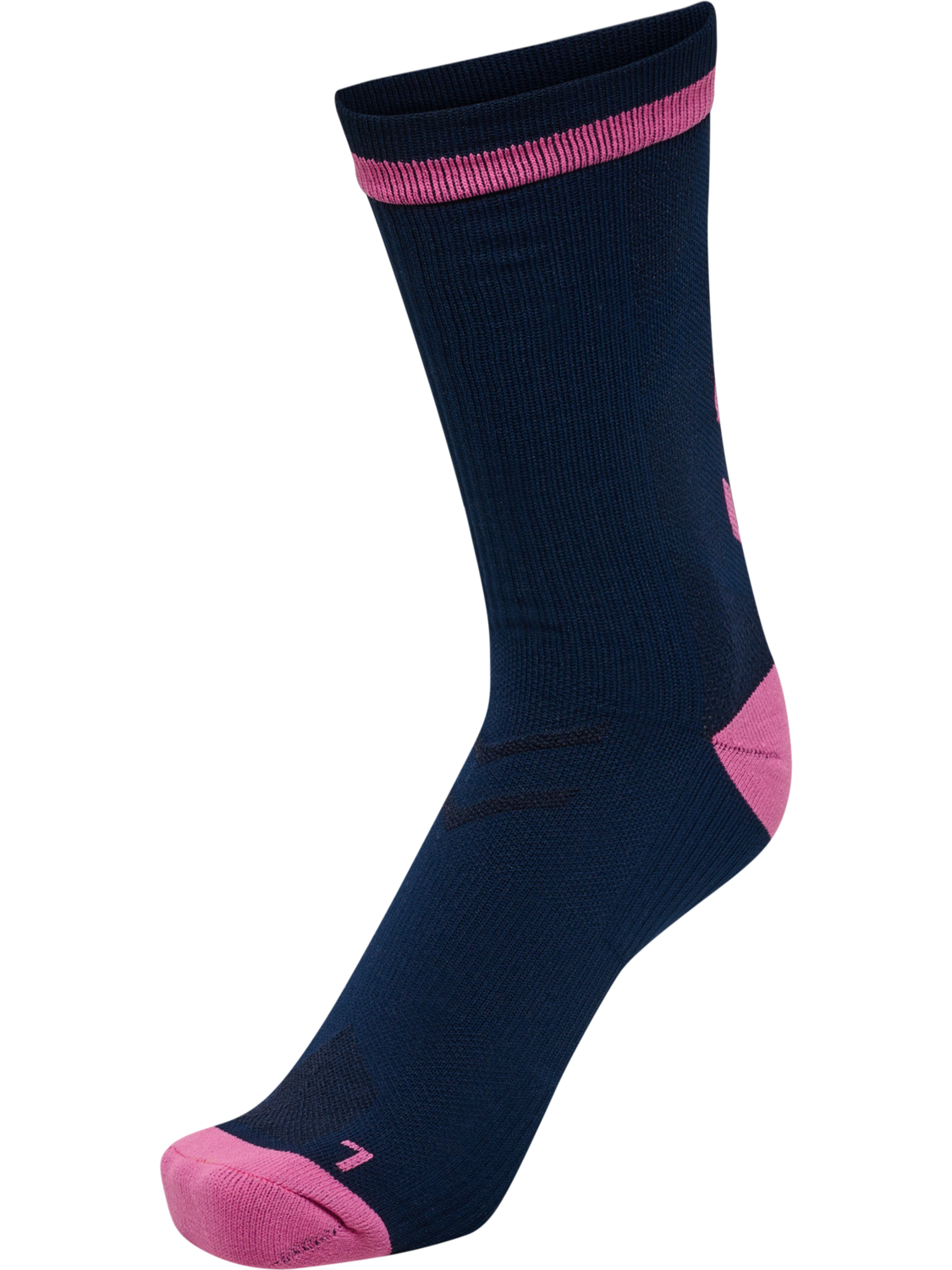 ELITE INDOOR SOCK LOW PA, BLACK IRIS/SUGAR PLUM, packshot