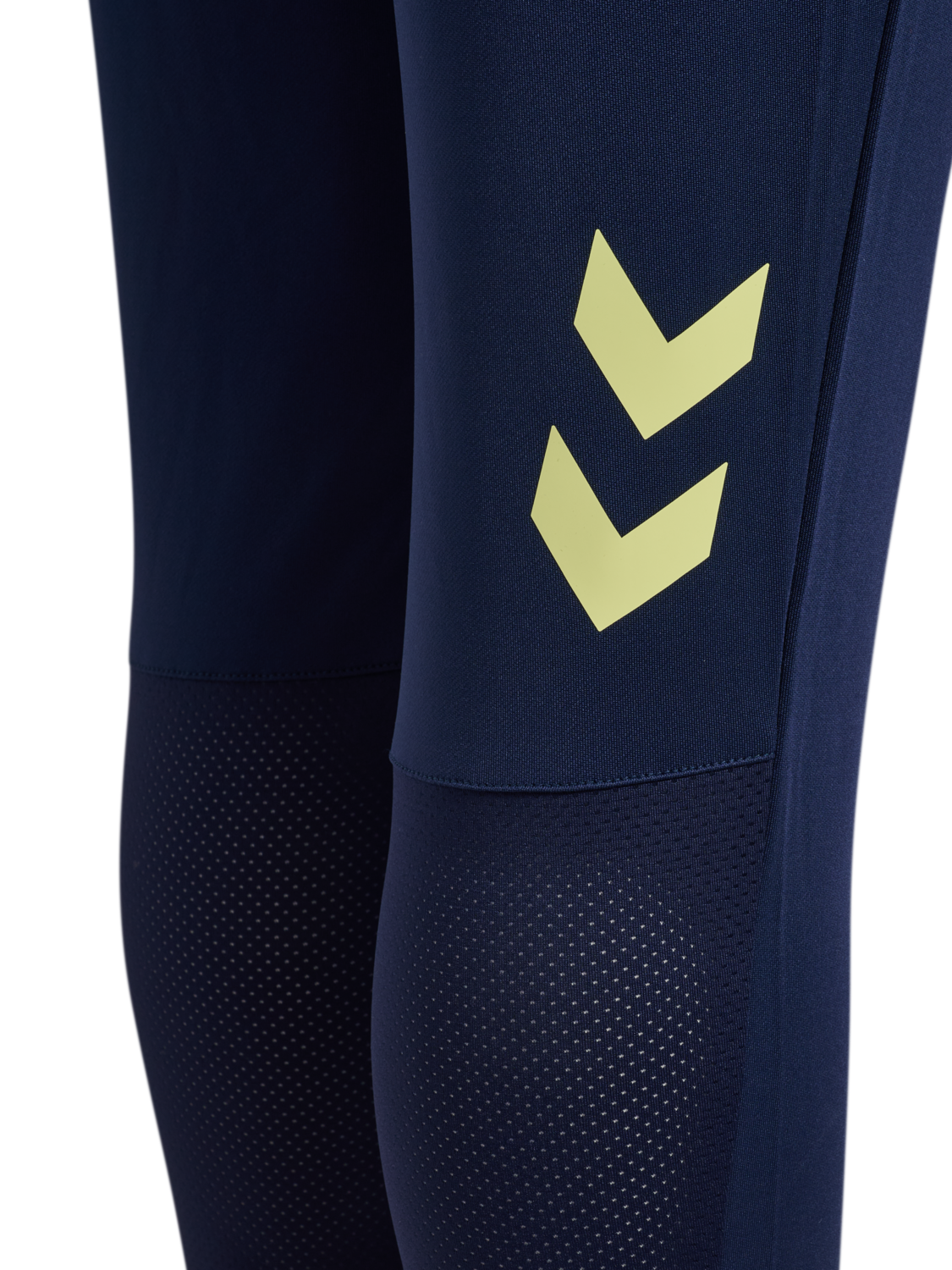 hmlBLAZE 2.0 TRAINING PANTS KIDS, MARINE/SHADOW LIME, packshot