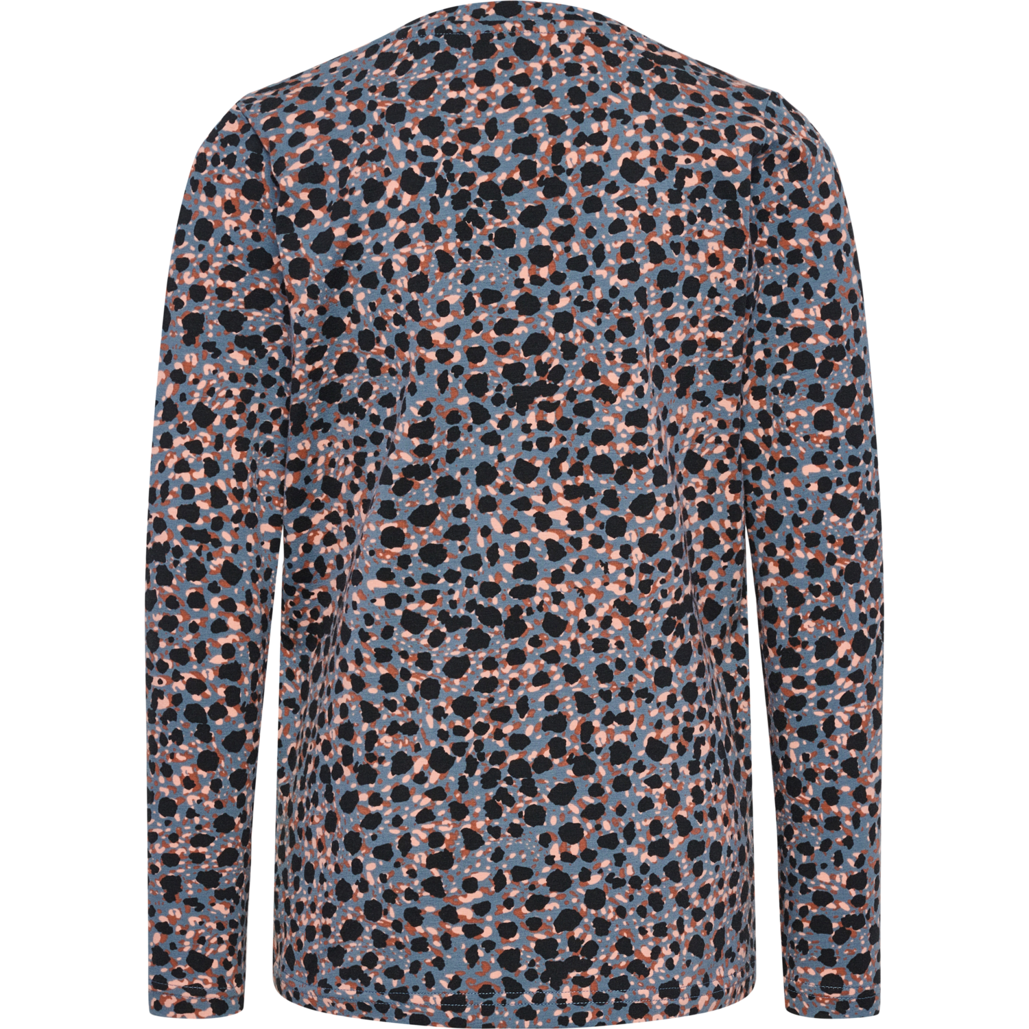 hmlMEJSE T-SHIRT L/S, BLUE MIRAGE, packshot