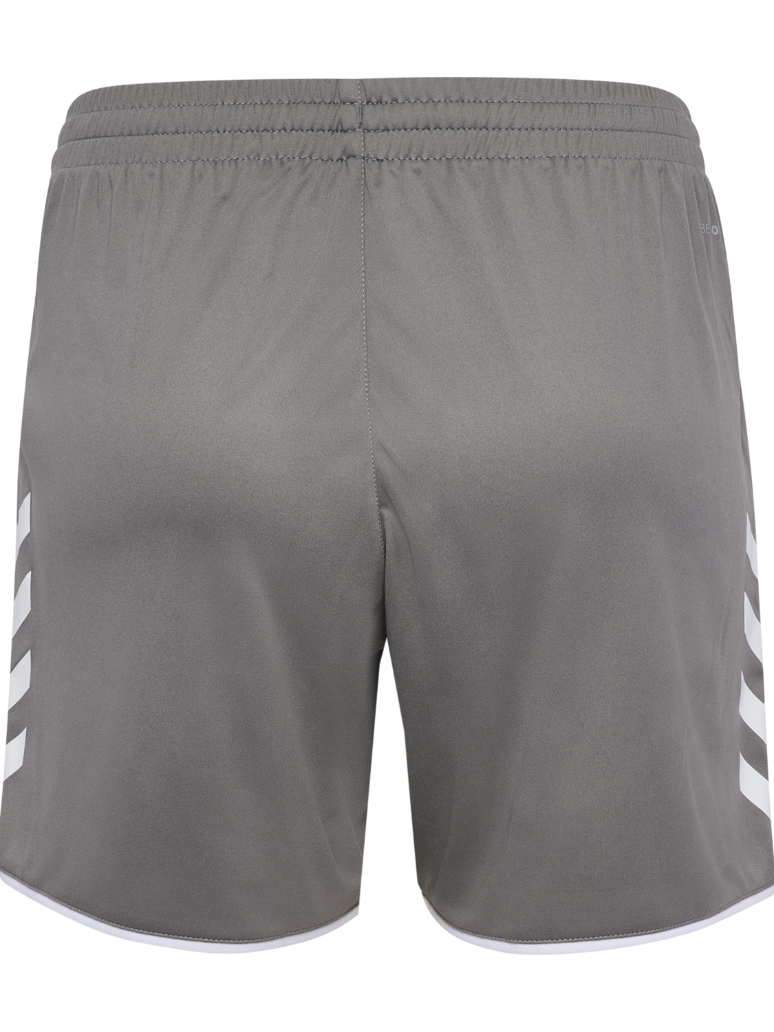 hmlCORE 2.0 SHORTS WOMAN, STEEL GRAY/WHITE, packshot