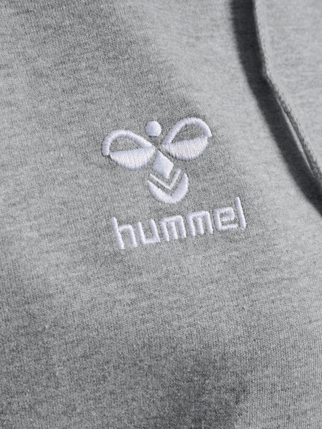 hmlGO 2.0 HOODIE WOMAN, GREY MELANGE, packshot