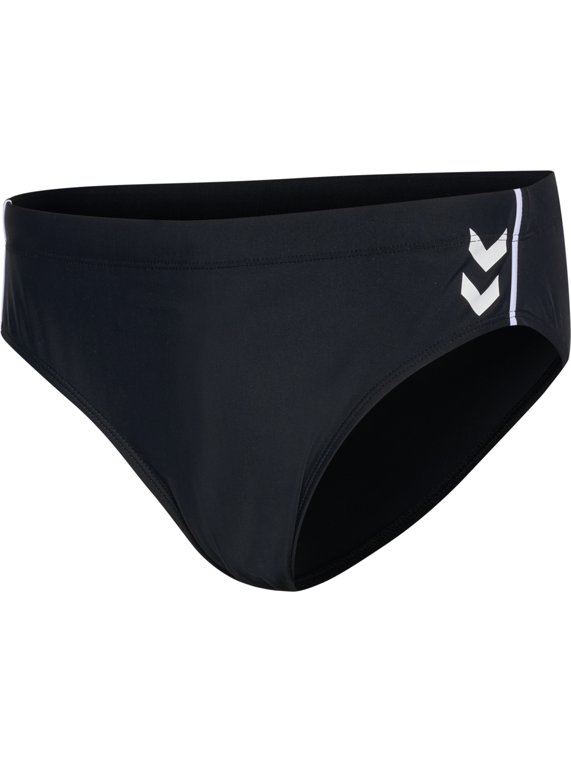 hmlPULSE PIPING SWIM BRIEF, BLACK, packshot