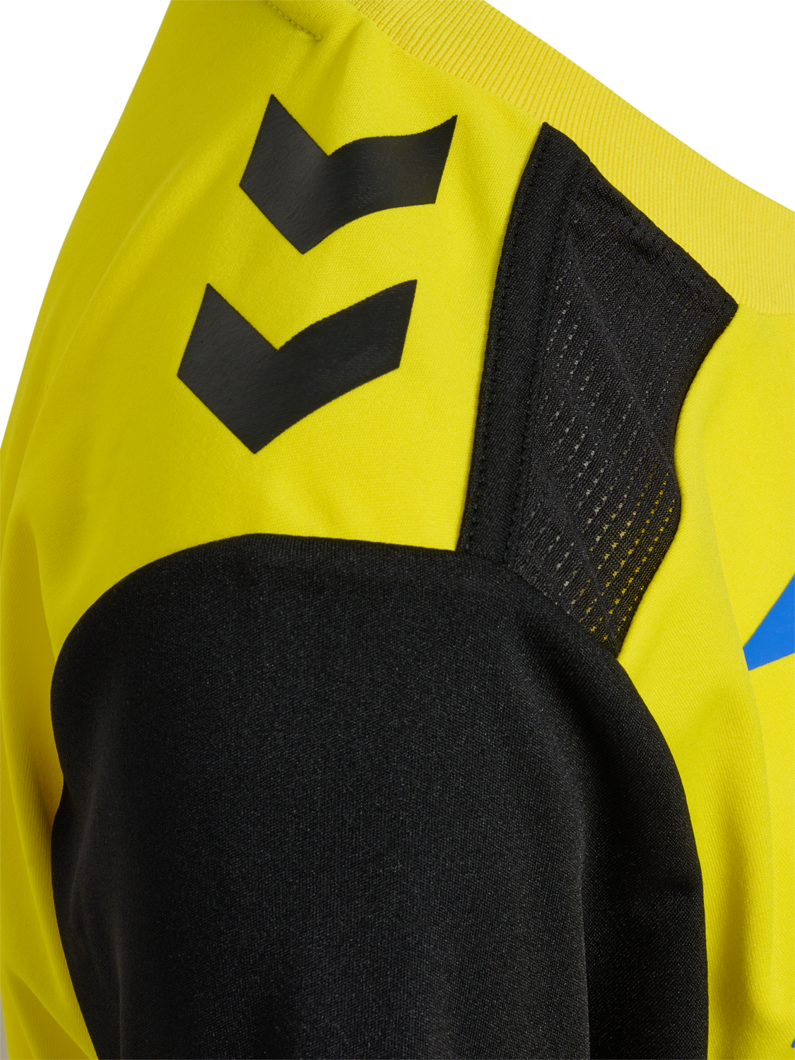 FFHB NEW REFEREE JERSEY S/S WO, BLAZING YELLOW W/O SPONSOR, packshot