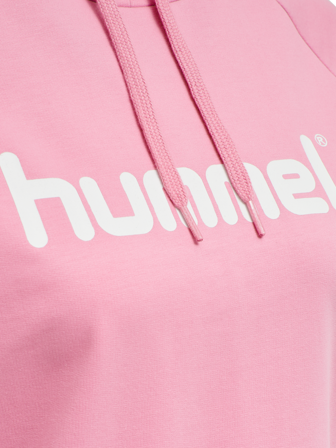 HMLGO COTTON LOGO HOODIE WOMAN, COTTON CANDY, packshot