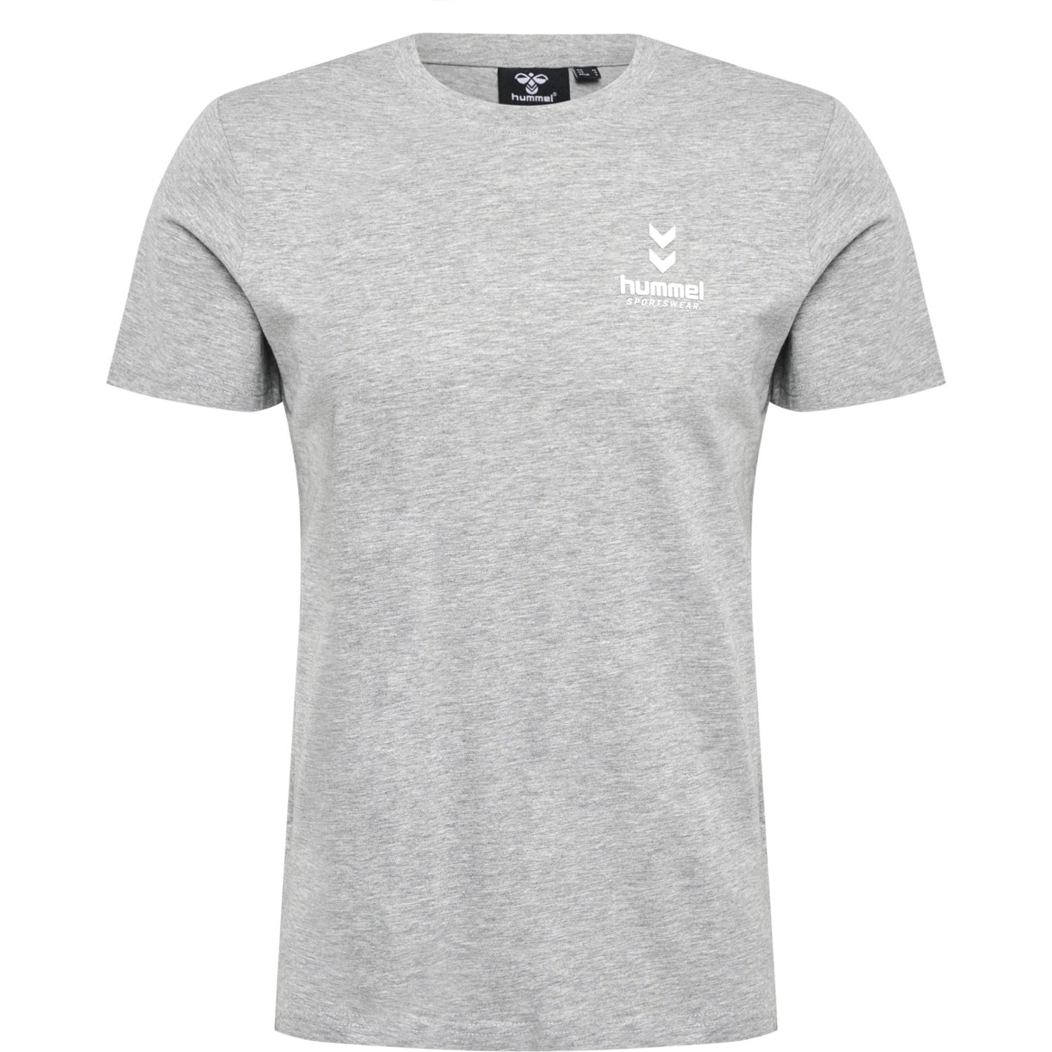 hmlDYLAN T-SHIRT, GREY MELANGE, packshot