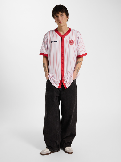 DBU 26 FAN BASEBALL JERSEY, WHITE, model