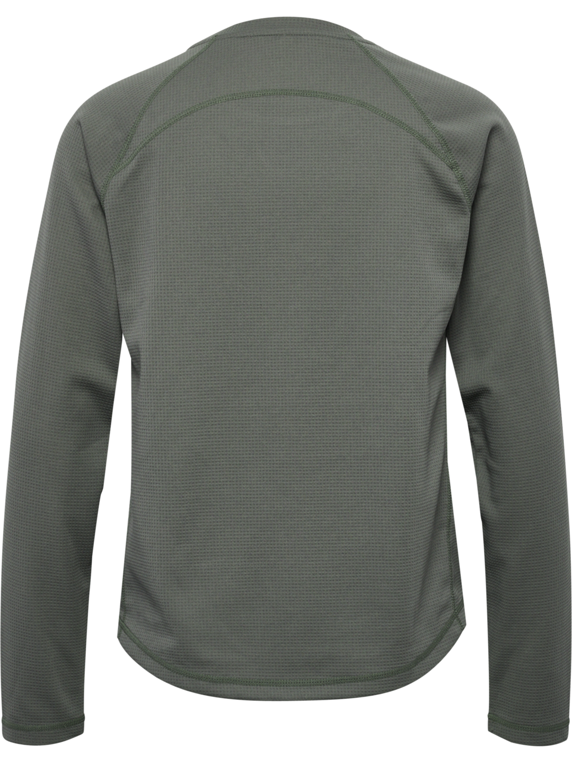 hmlMOMENTUM W T-SHIRT L/S, CASTOR GRAY, packshot
