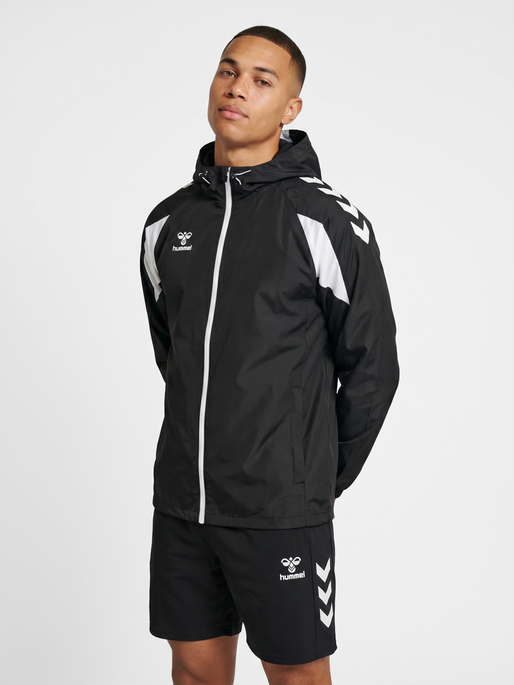 hmlCORE 2.0 ALL-WEATHER JACKET, BLACK/WHITE, model