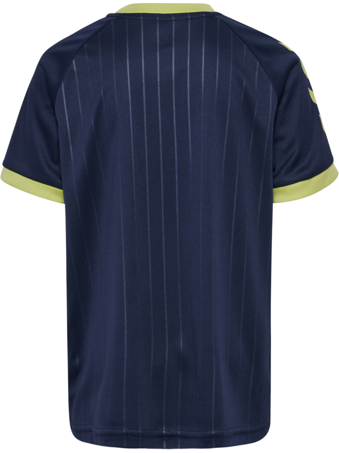 hmlJR GOAL STRIPE T-SHIRT S/S, DRESS BLUES, packshot