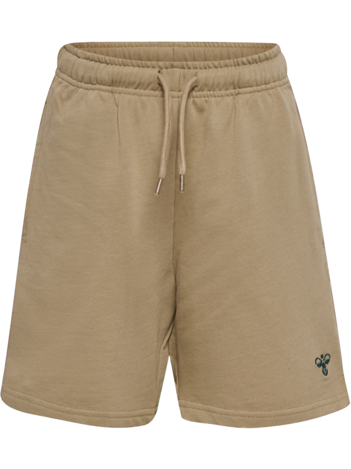 hmlJR JUMP BOXY SWEAT SHORTS, SILVER MINK, packshot