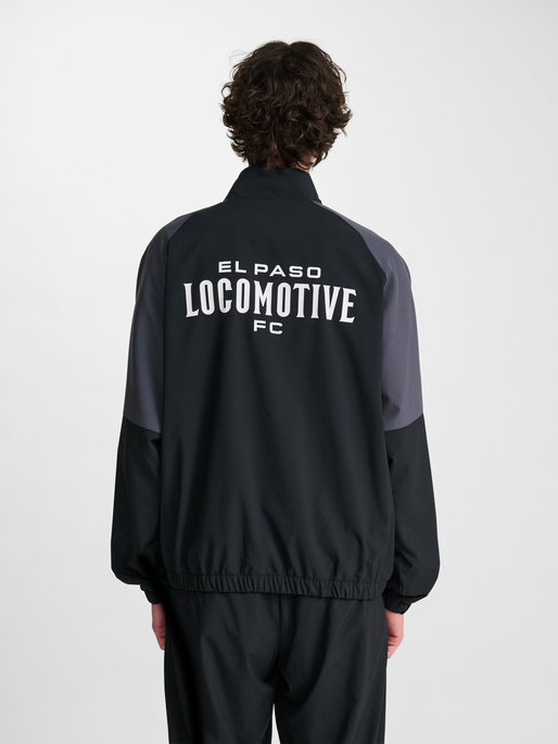 hmlLOOSE TRACK ZIPJACKET SW EL PASO, BLACK, model