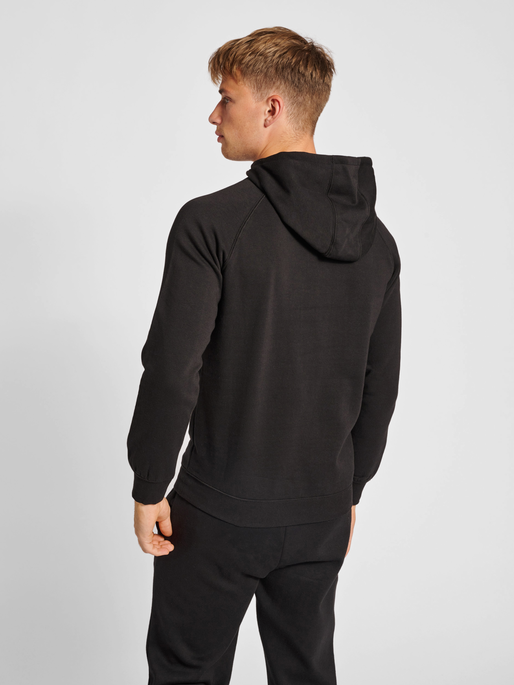 hmlRED CLASSIC HOODIE, BLACK, model
