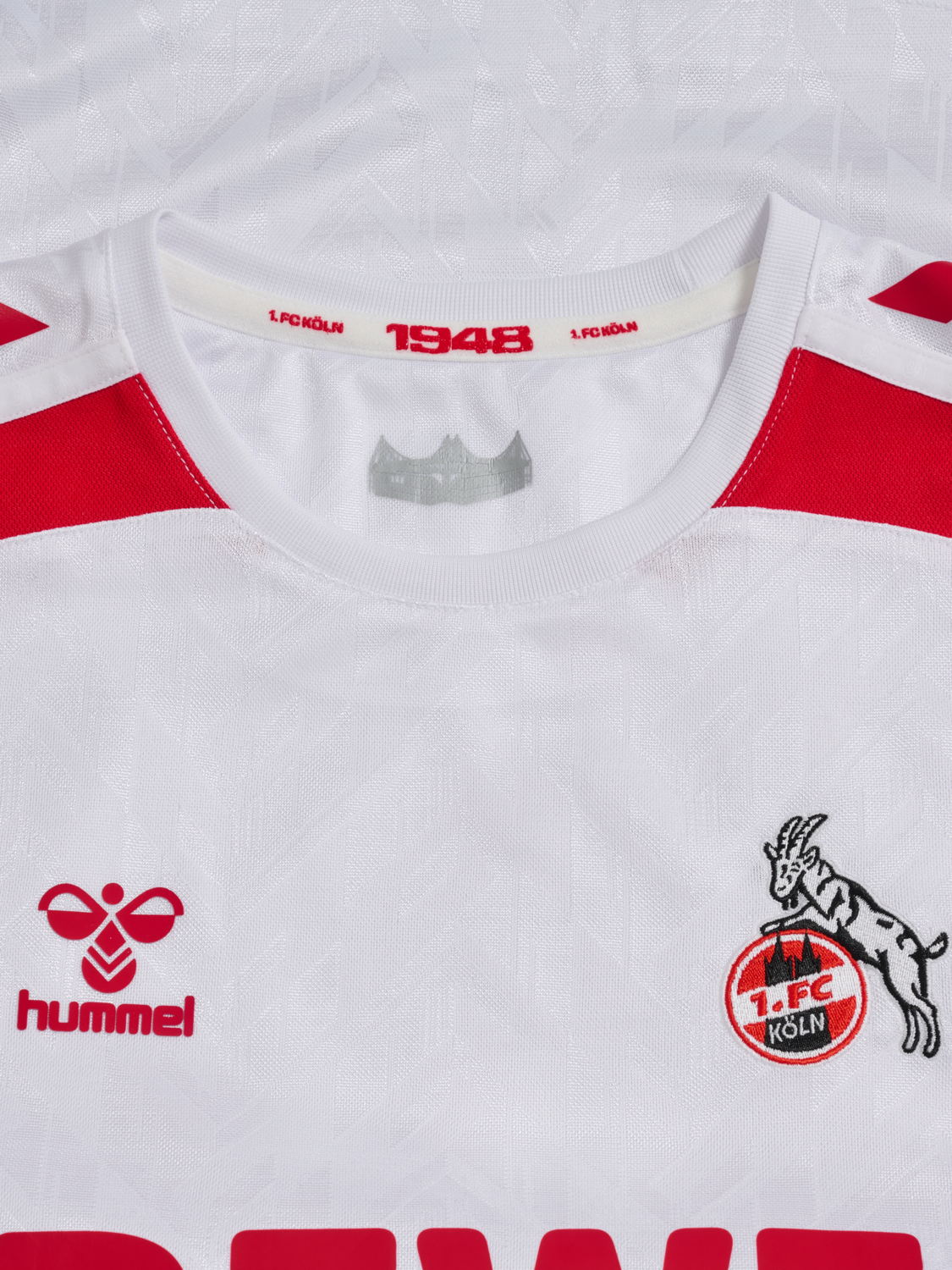 1FCK 24/25 HOME JERSEY S/S KIDS, WHITE/TRUE RED, packshot