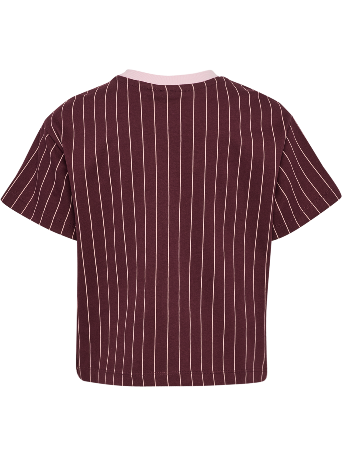 hmlJR BOXY AOP PIN T-SHIRT S/S, VINEYARD WINE, packshot