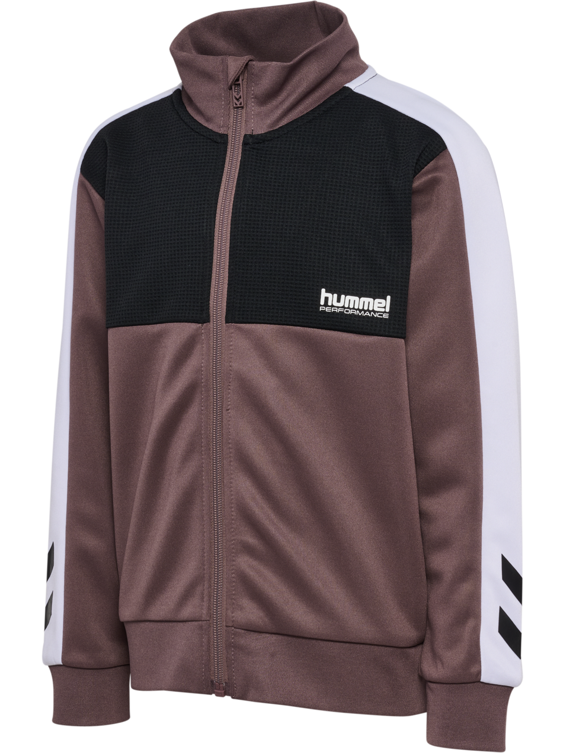 hmlJR COLORBLOCK TRACKSUIT, PEPPERCORN, packshot