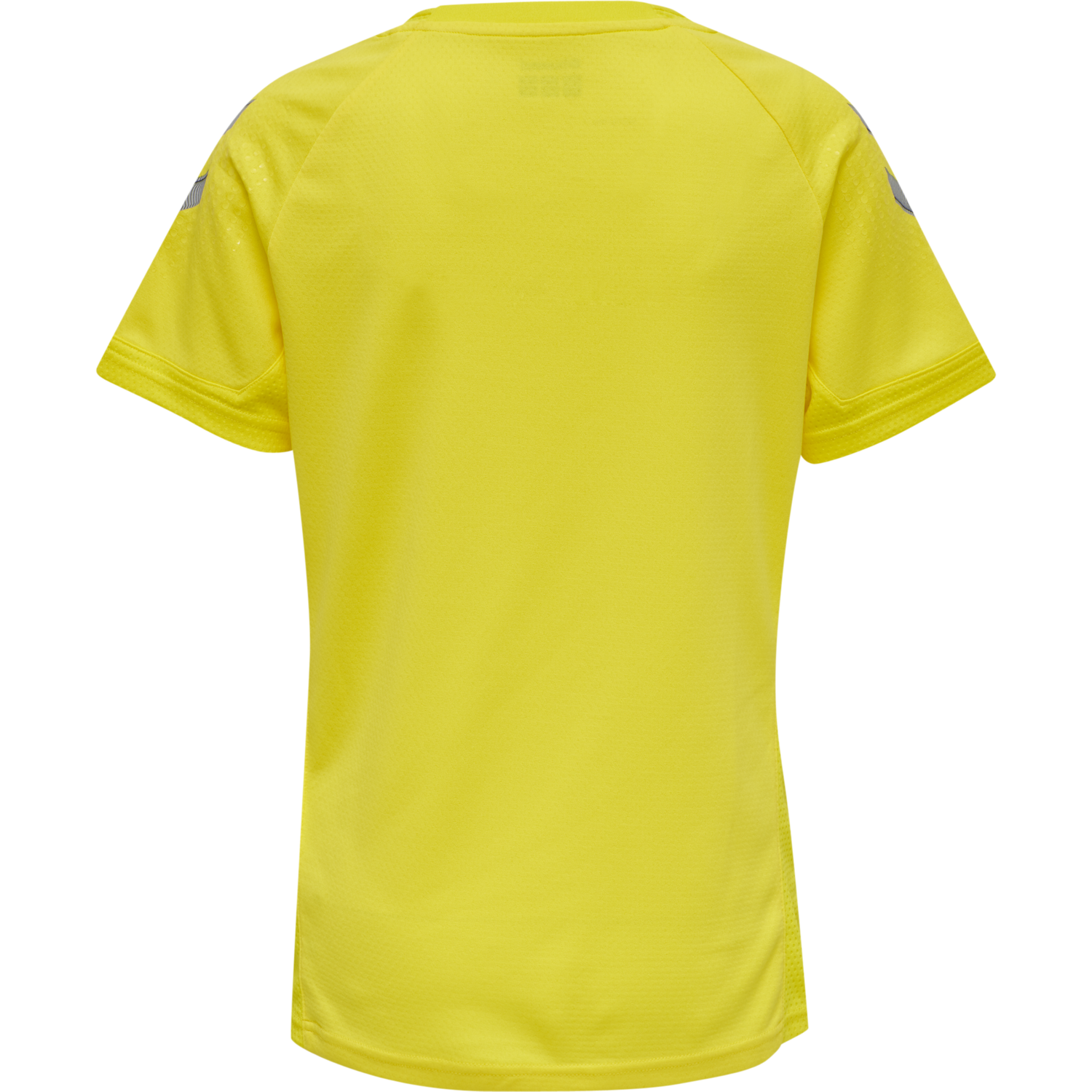 hmlLEAD WOMENS S/S POLY JERSEY, BLAZING YELLOW, packshot