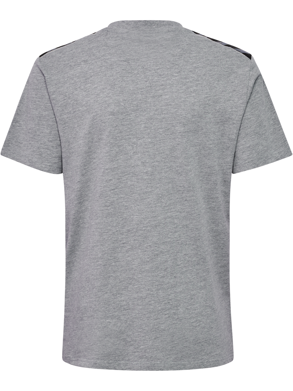 hmlAUTHENTIC CO T-SHIRT S/S KIDS, GREY MELANGE, packshot