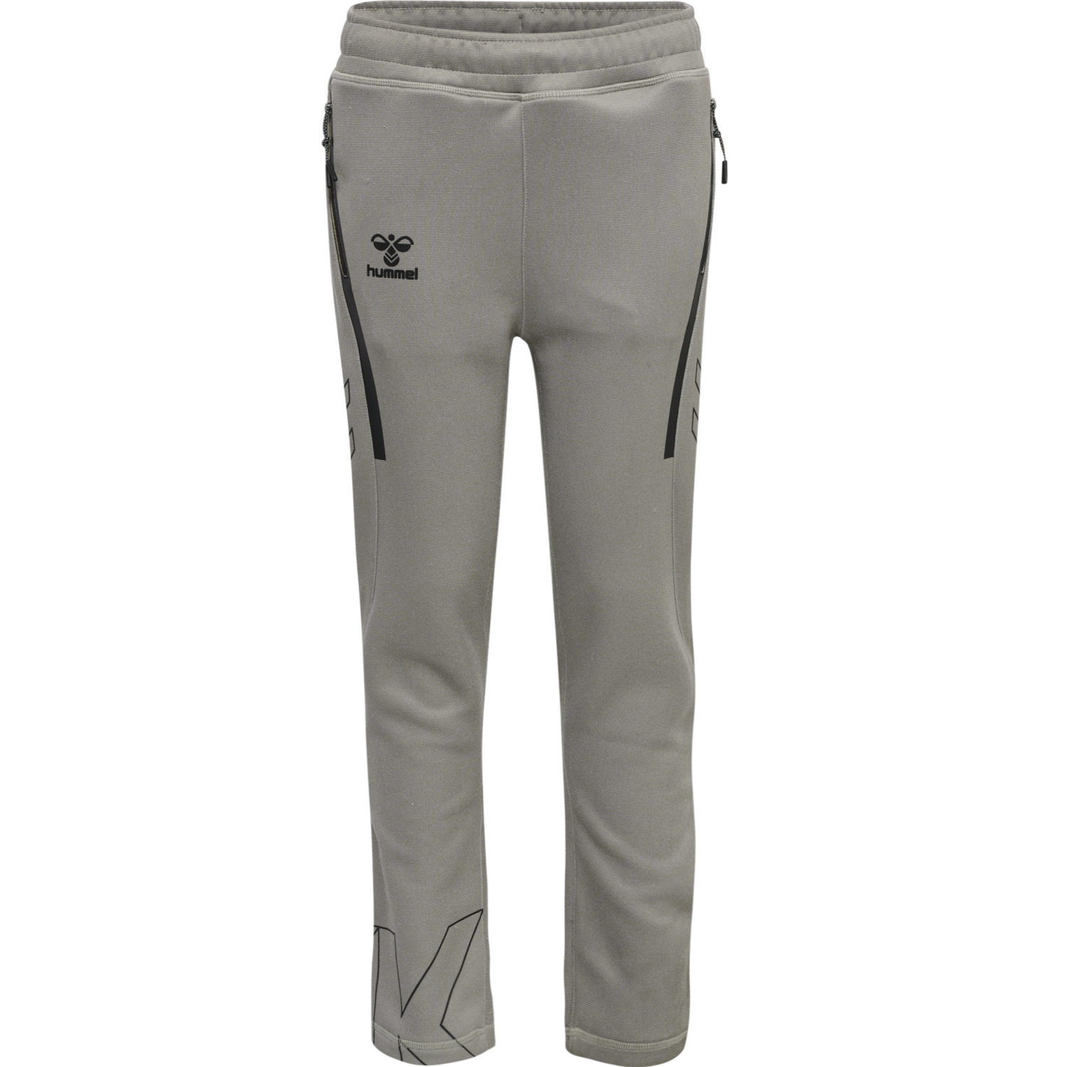 hmlCIMA XK PANTS KIDS, GREY MELANGE, packshot