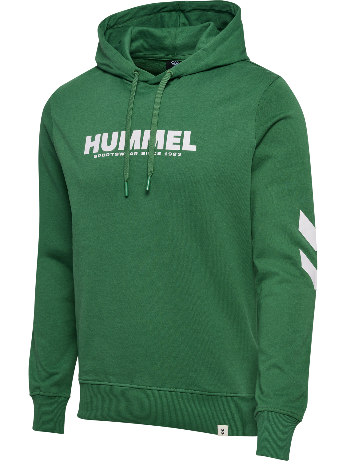 hmlLEGACY LOGO HOODIE, FOLIAGE GREEN, packshot