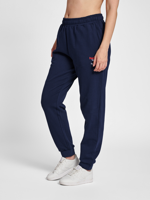 hmlIC DAYTON REGULAR PANTS, PEACOAT, model