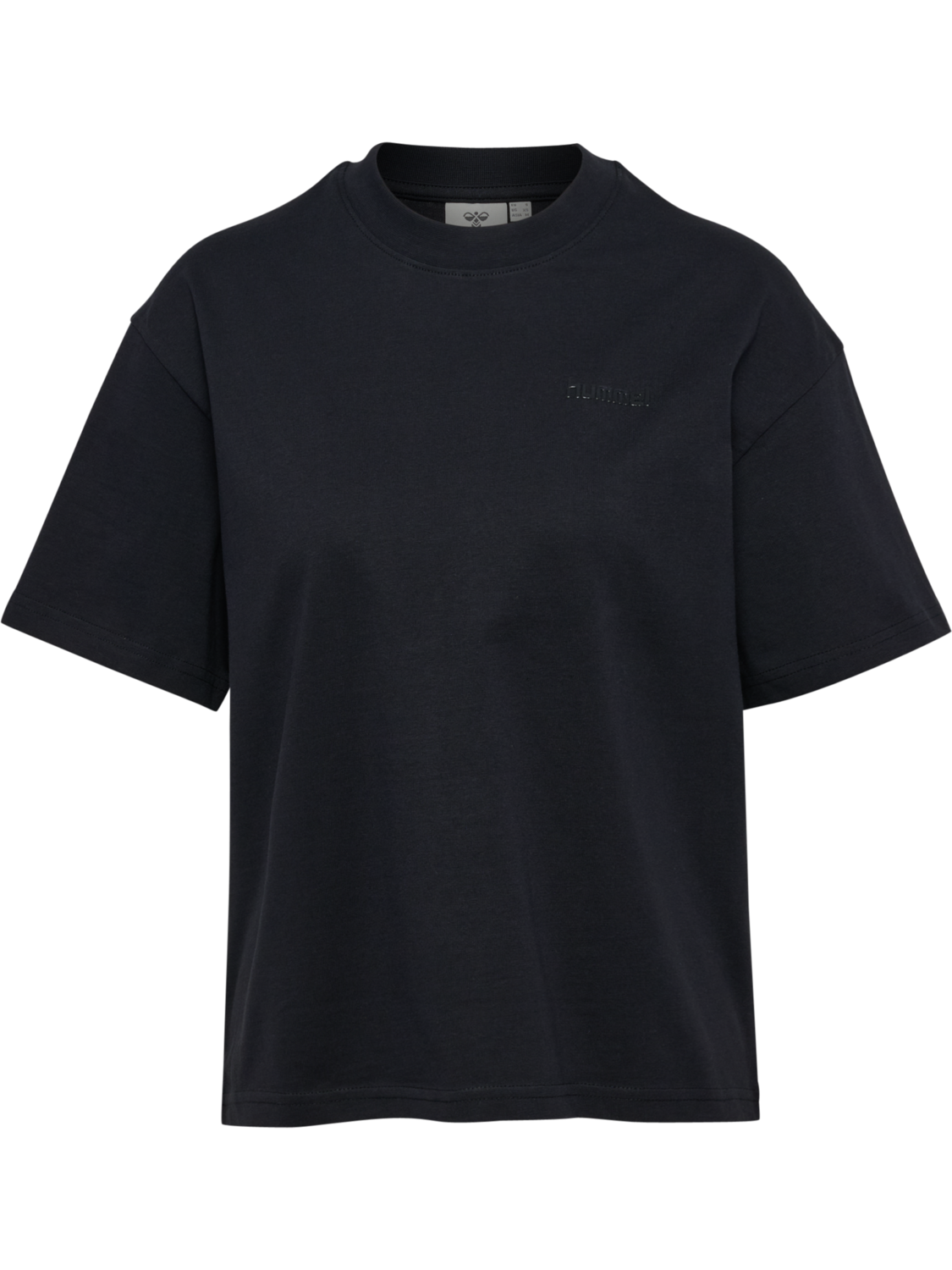 hmlKEEPER LOGO W T-SHIRT S/S, BLACK, packshot