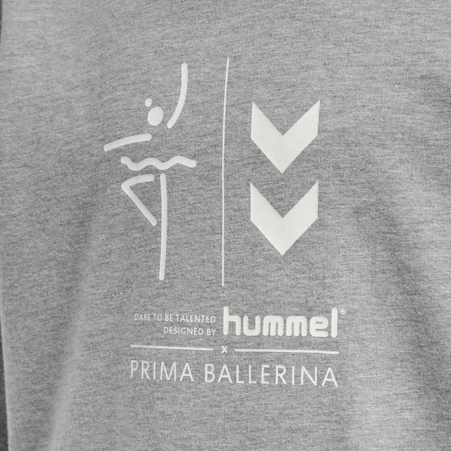 hmlPRIMA BEE HOODIE, GREY MELANGE, packshot