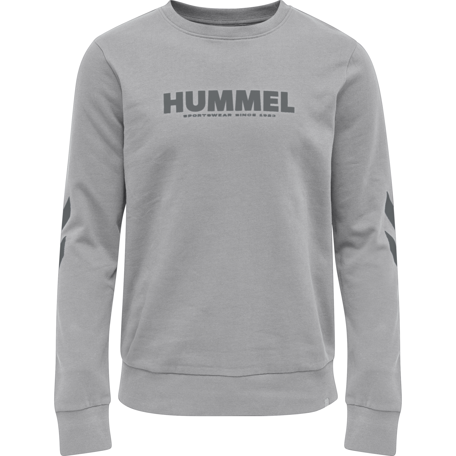 hmlLEGACY SWEATSHIRT, GREY MELANGE, packshot