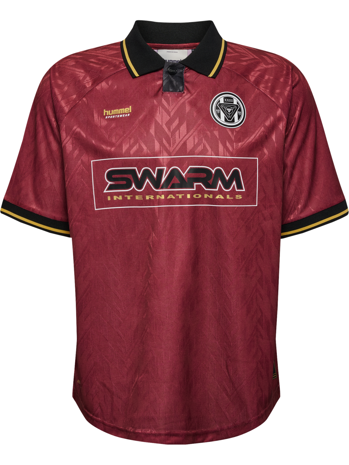 hmlLOOSE BAY SOCCER JERSEY S/S, SYRAH, packshot