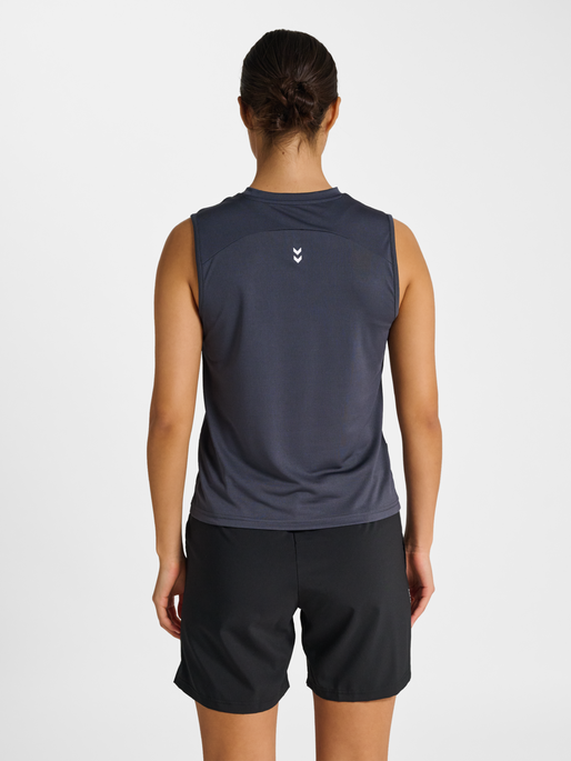 hmlPULSE WORKOUT W TANKTOP, EBONY, model