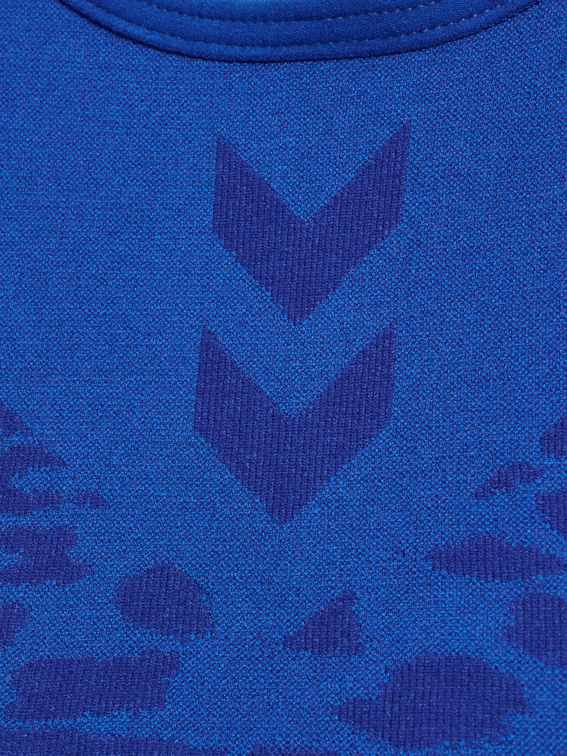 hmlMT LEO SEAMLESS SPORTS BRA, OLYMPIAN BLUE/SODALITE BLUE ME, packshot