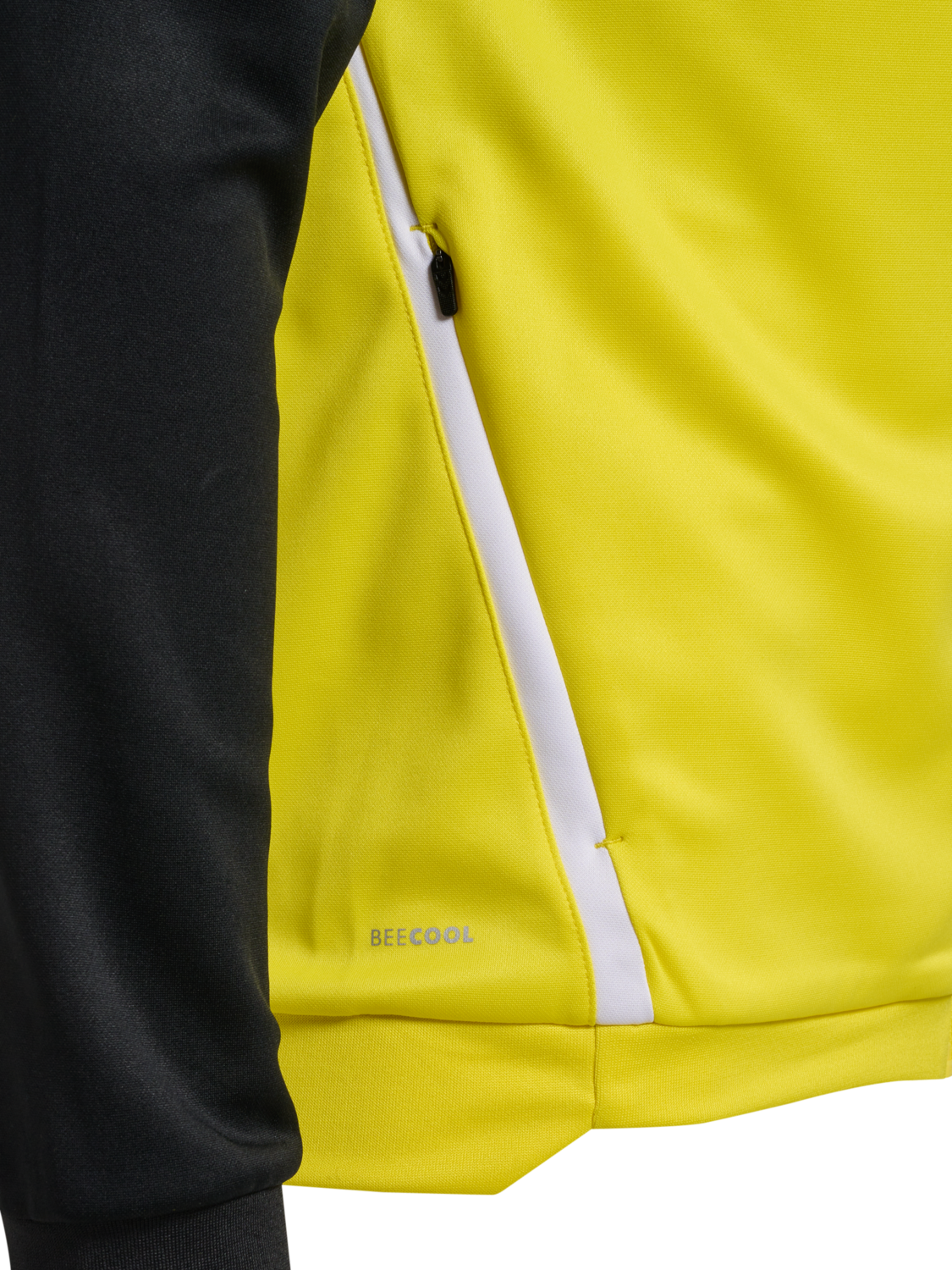 hmlLEAD 2.0 TRACK ZIP JACKET, BLAZING YELLOW/BLACK, packshot