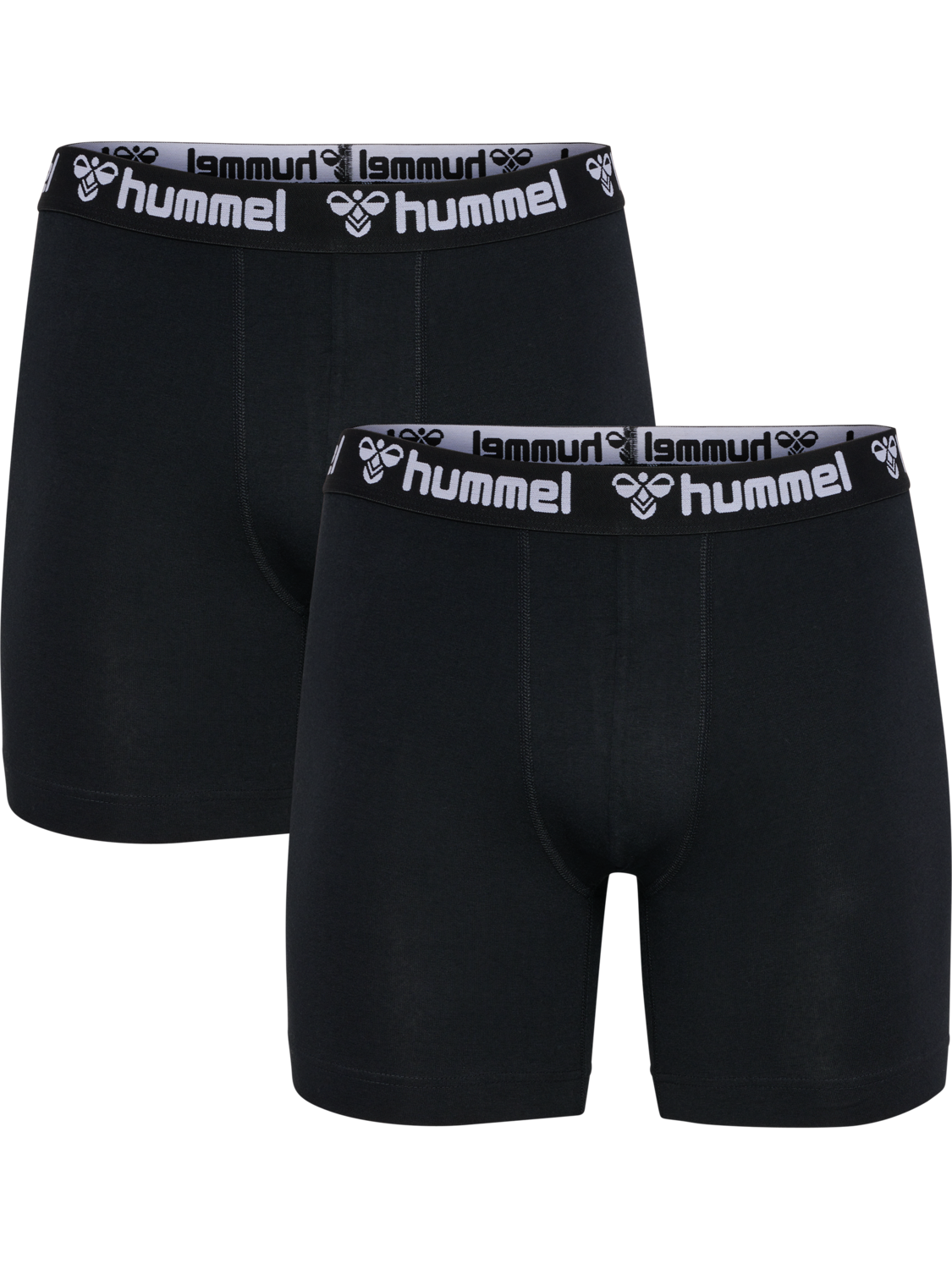 hmlBOXERS 2-PACK, BLACK, packshot