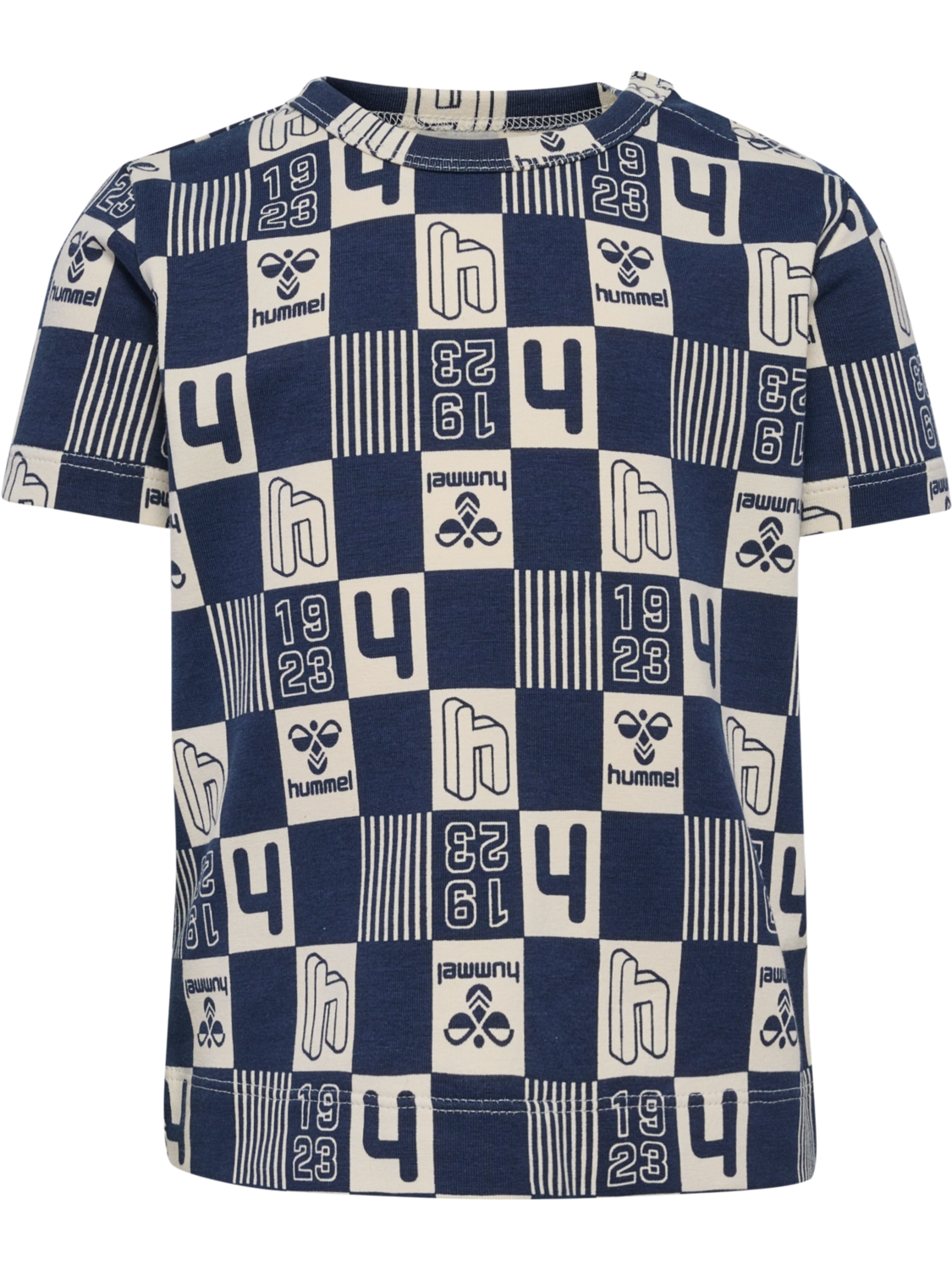 hmlJANUS T-SHIRT S/S, BLACK IRIS, packshot