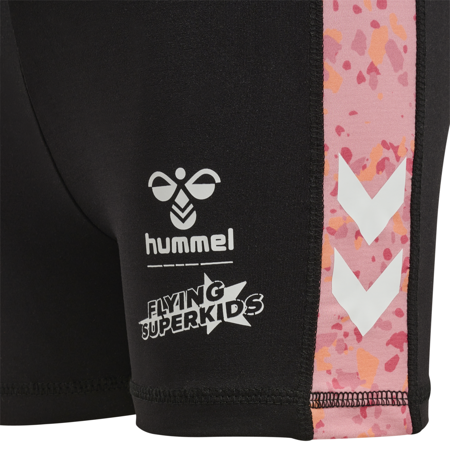 hmlFLYING JOY SHORT TIGHTS, BLACK, packshot