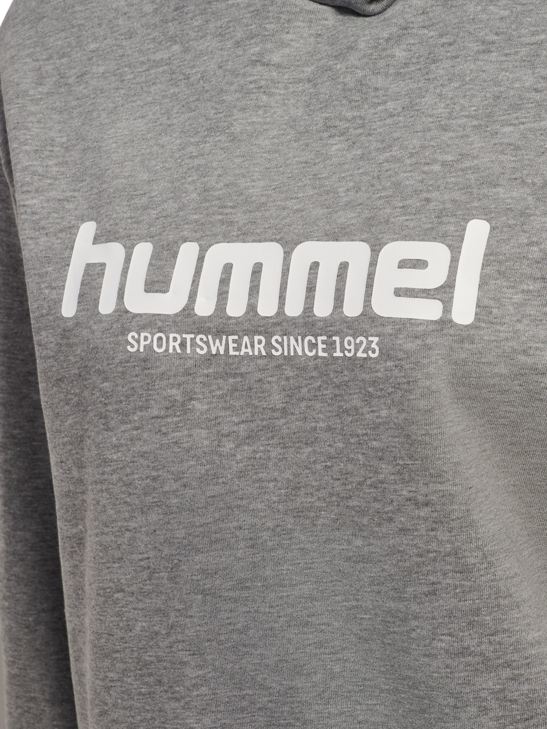 hmlLEGACY 2.0 W HOODIE, GREY MELANGE, packshot