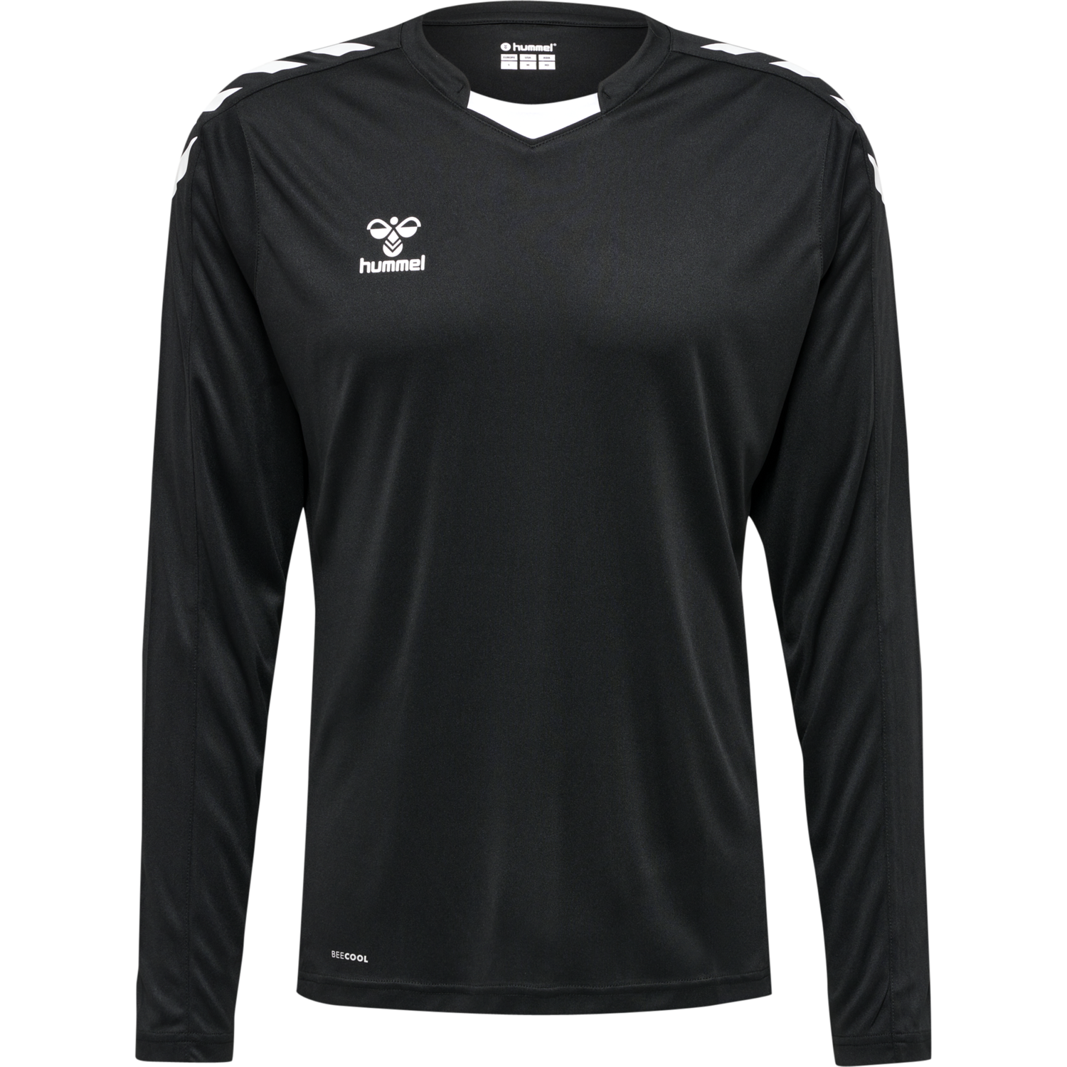 hmlCORE XK POLY JERSEY L/S, BLACK, packshot