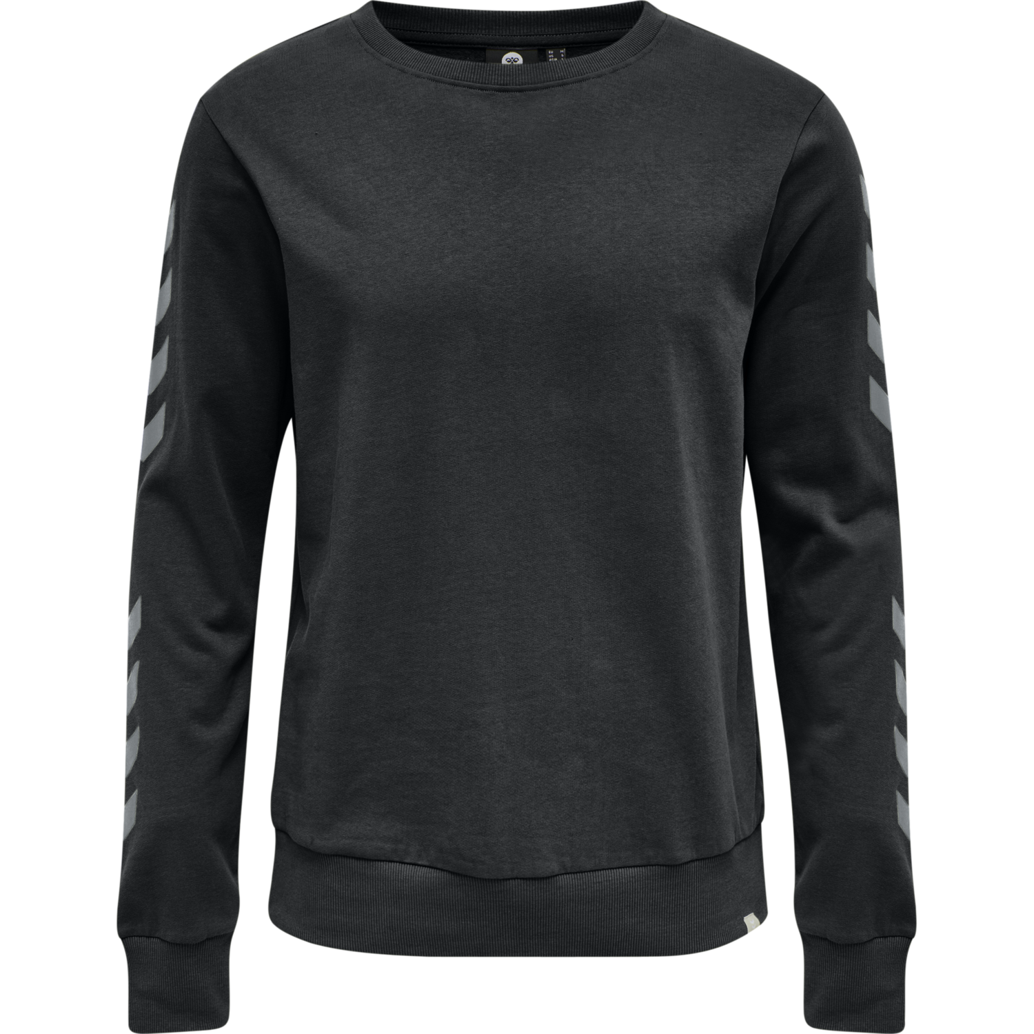 hmlLEGACY CHEVRON SWEATSHIRT, BLACK, packshot