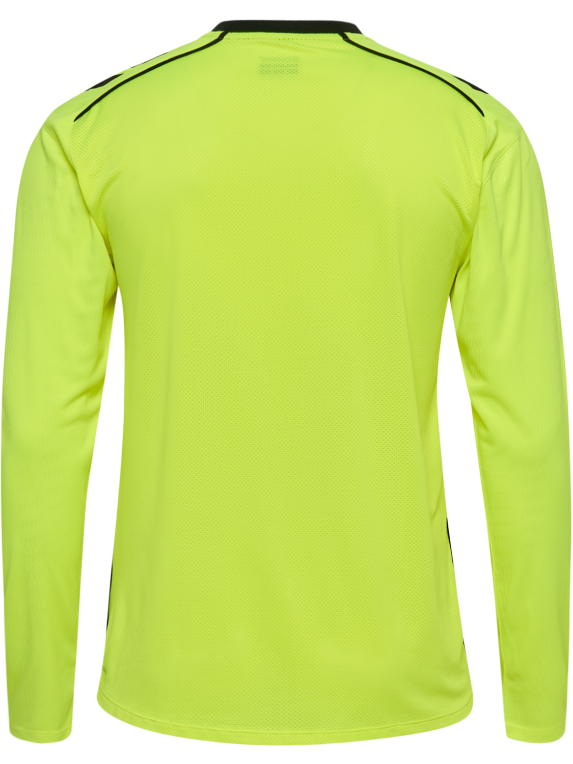 hmlREFEREE JERSEY L/S, NEON YELLOW, packshot