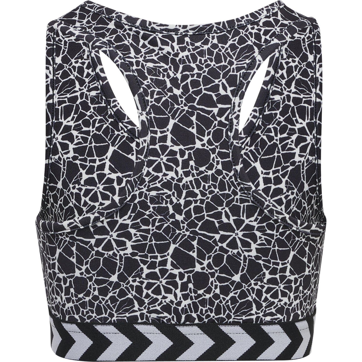 hmlMIMMI SPORTS TOP, BLACK/WHITE, packshot