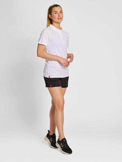 hmlRED CLASSIC POLO WOMAN, WHITE, model