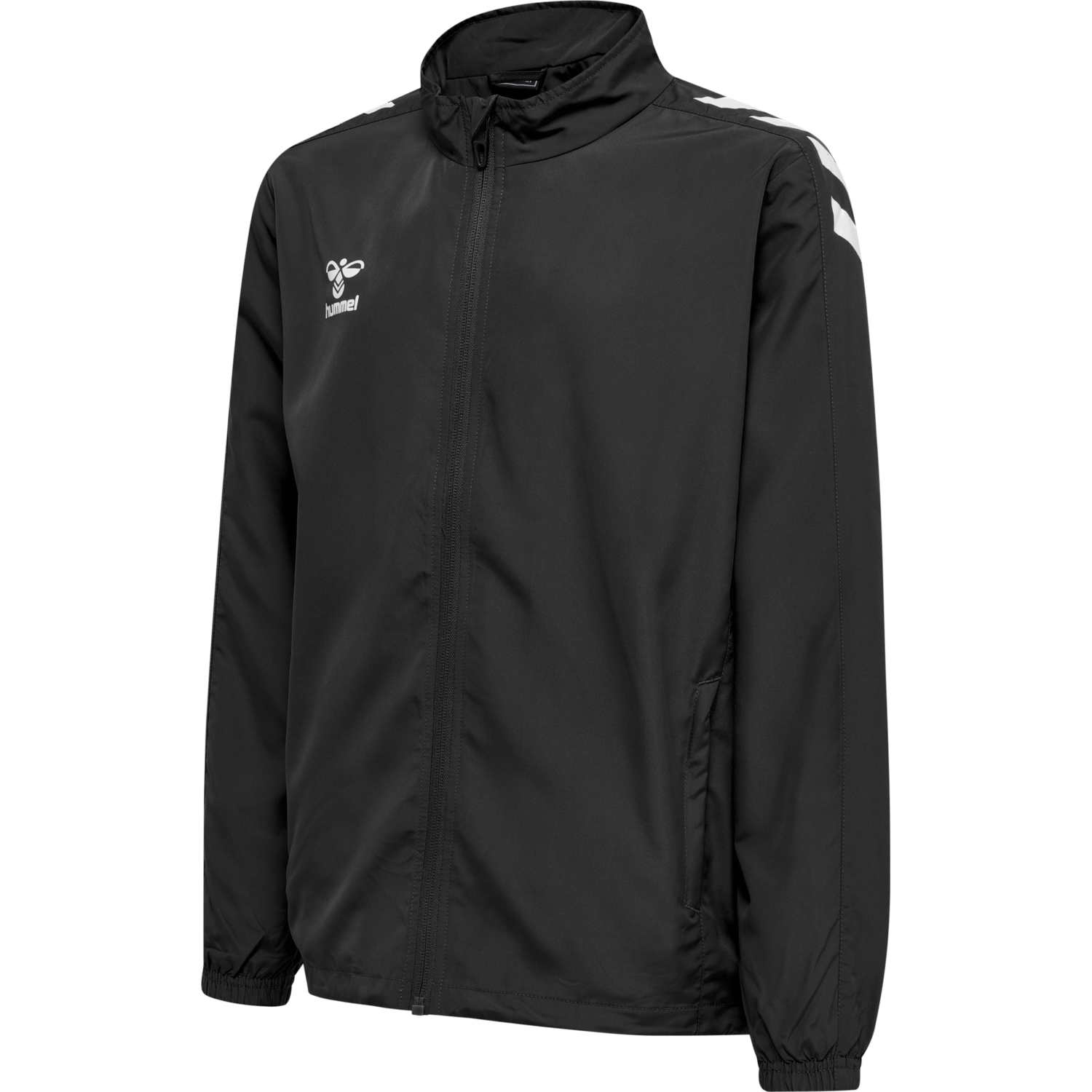 hmlCORE XK MICRO ZIP JACKET KIDS, BLACK, packshot