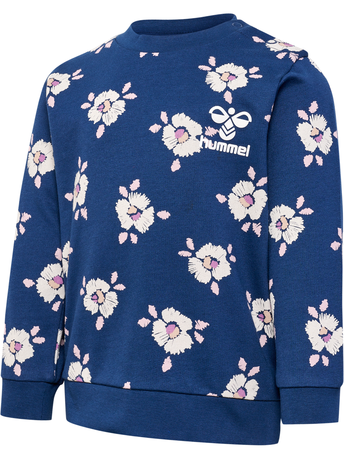 hmlBLOOM SWEATSHIRT, DARK DENIM, packshot