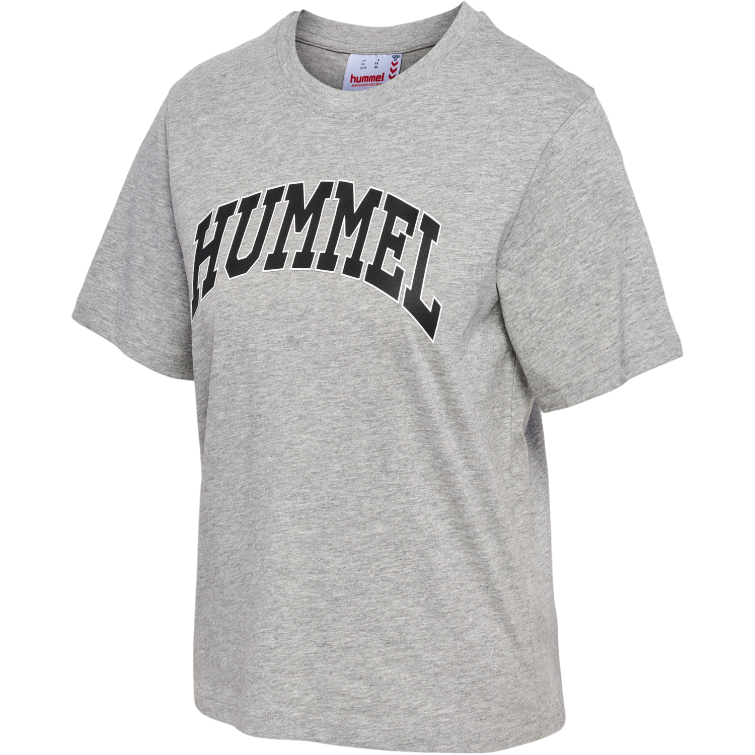 hmlIC GILL LOOSE T-SHIRT, GREY MELANGE, packshot