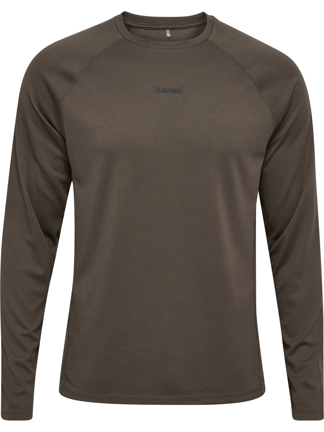 hmlMOMENTUM T-SHIRT L/S, MAJOR BROWN, packshot