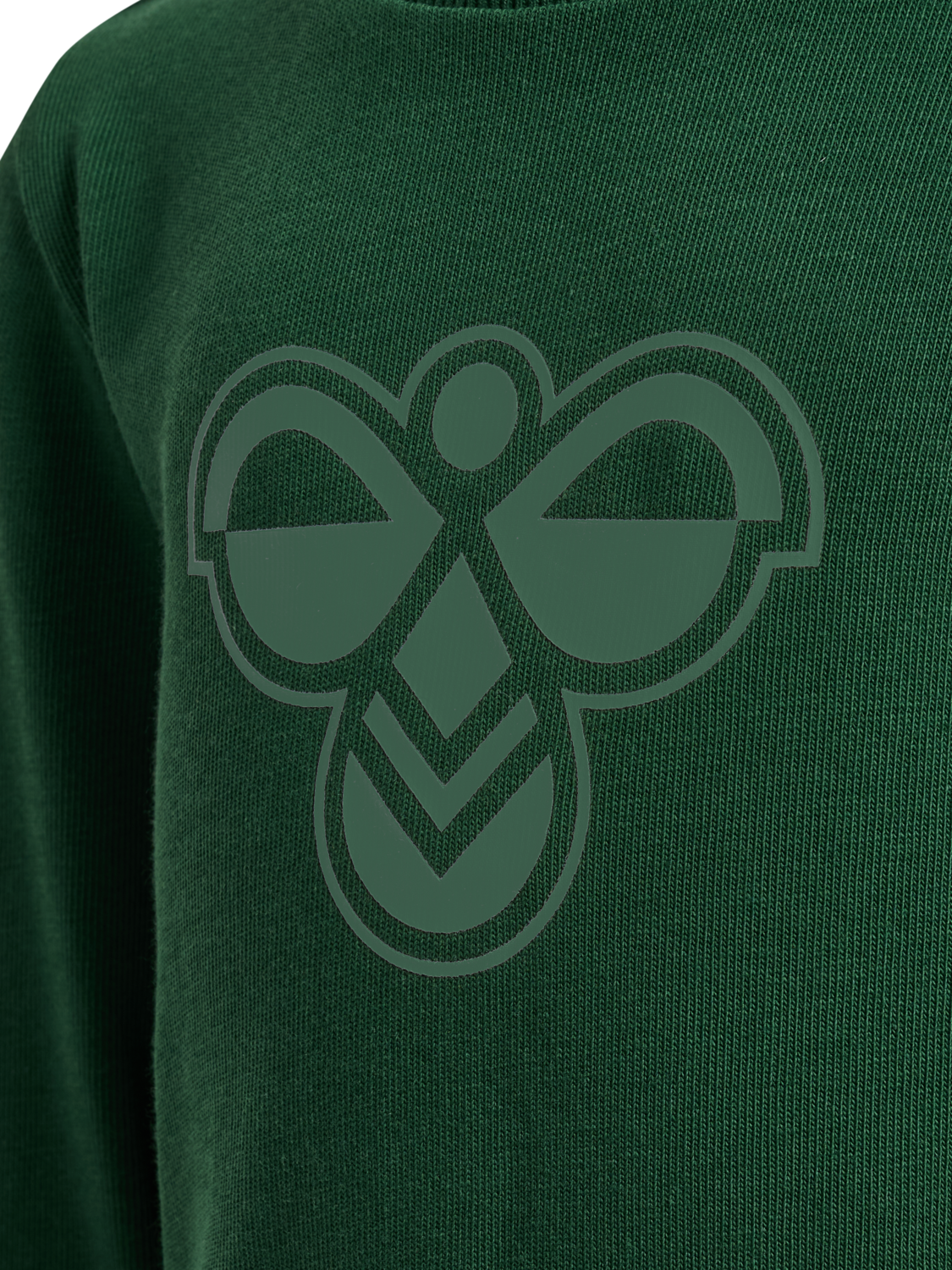 hmlMINI JERSEY CREWSUIT BEE, DARK GREEN, packshot