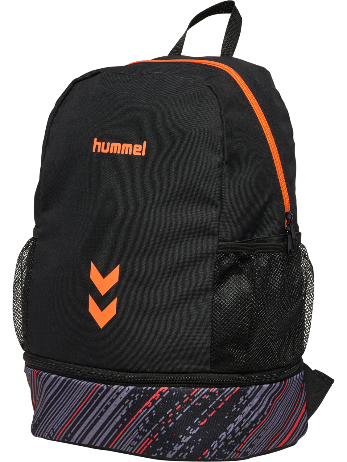 hmlBLAZE BACK PACK W. SC, BLACK/ORANGE, packshot