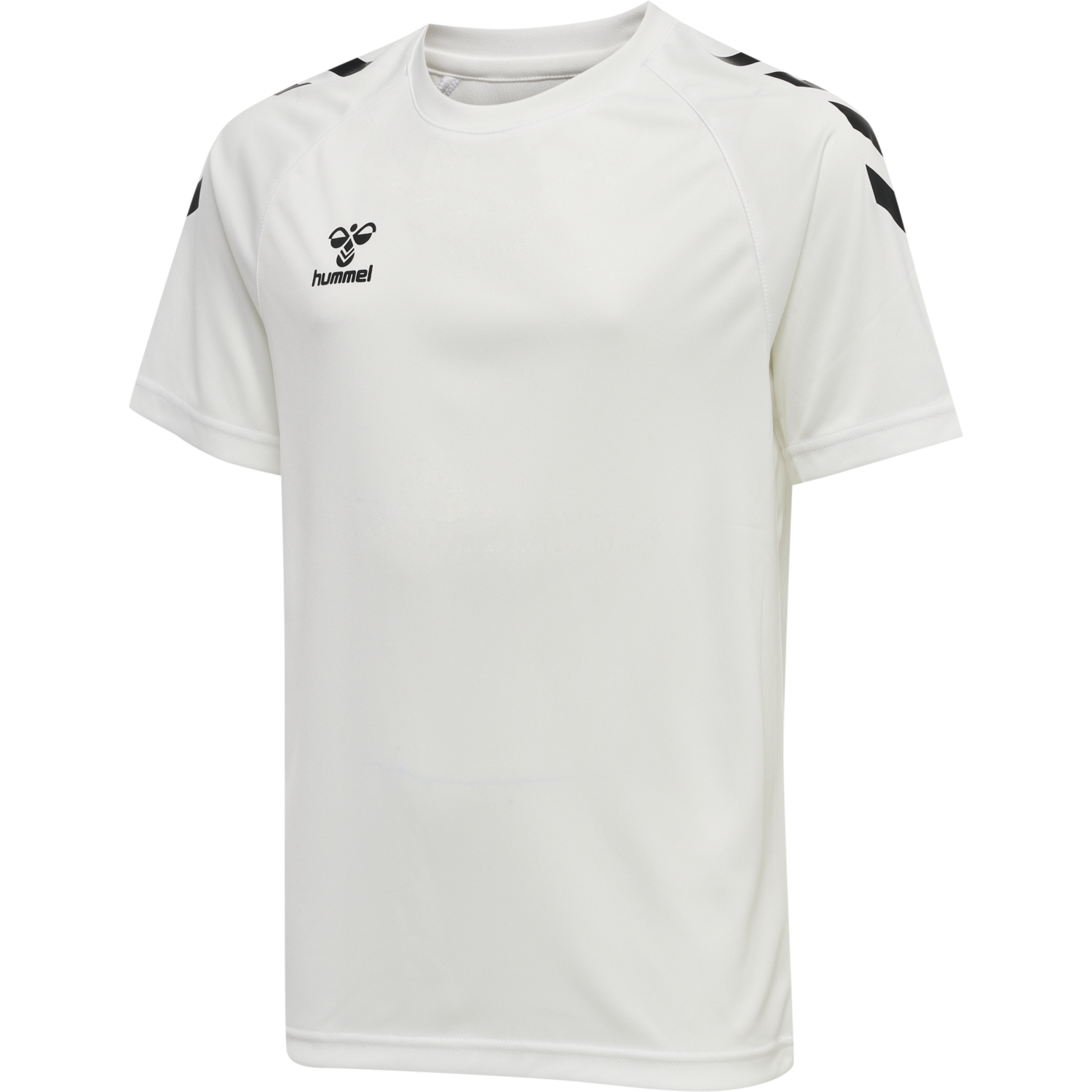 hmlCORE XK CORE POLY TEE S/S KIDS, WHITE, packshot