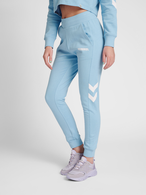 hmlLEGACY WOMAN TAPERED PANTS, PLACID BLUE, model